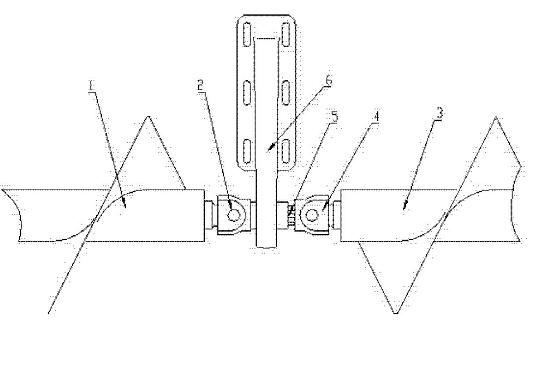 螺旋输送机十字轴式万向联轴传动装置